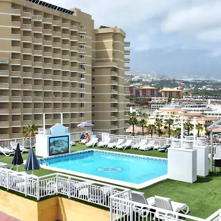 Daire Estudio Piso Alto, Wifi, Piscina En Azotea Y Bonita Vista Puerto de la Cruz (Tenerife)