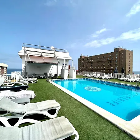 Estudio Piso Alto, Wifi, Piscina En Azotea Y Bonita Vista Appartement Puerto de la Cruz (Tenerife)